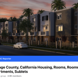 Orange County Housing and Roommate finder Group Membership